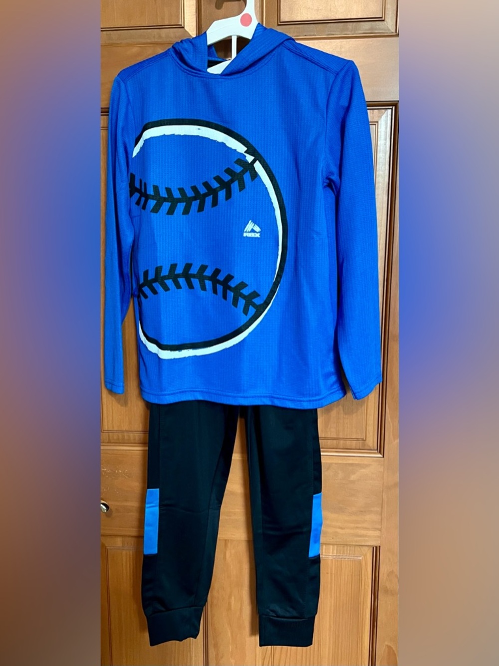 RBX Boys Baseball Graphic 2 Pc Hoodie & Jogger Set
